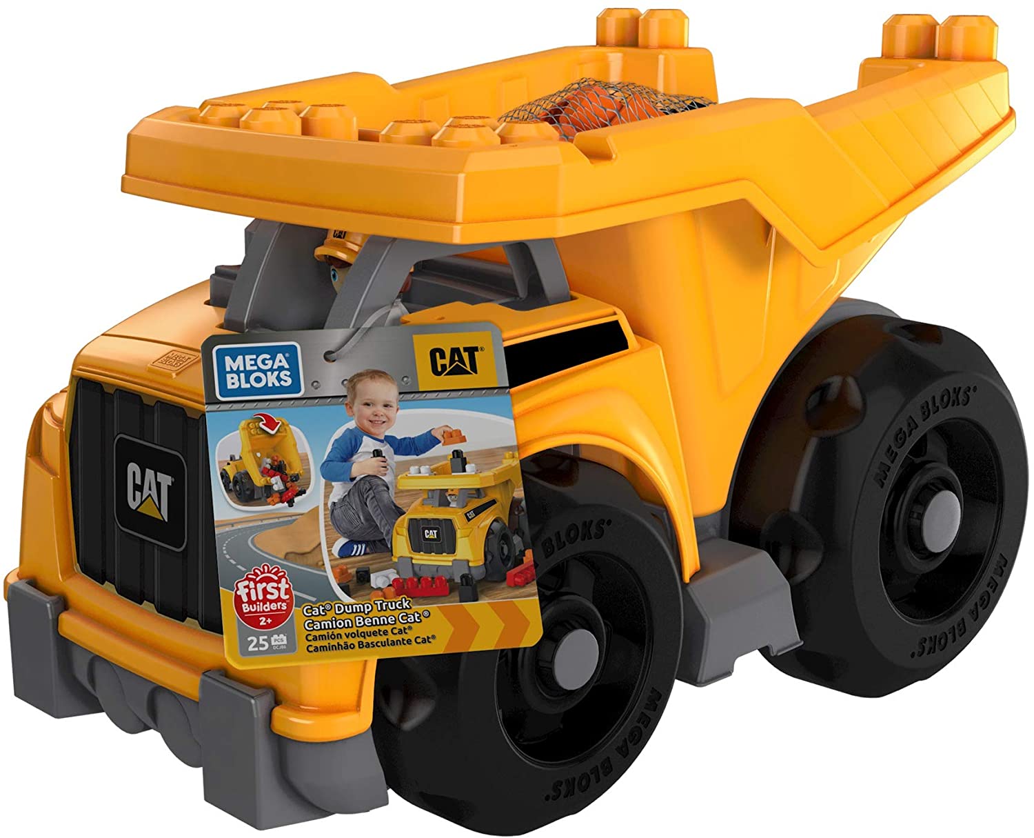 Mega Bloks CAT Large Dump Truck Best Educational Infant Toys stores